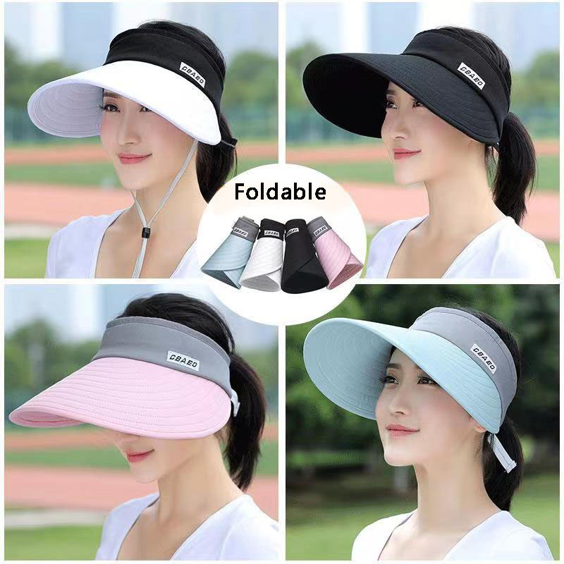 2024 NEW women summer sun viso - Packable Hat Nylon recension och pris