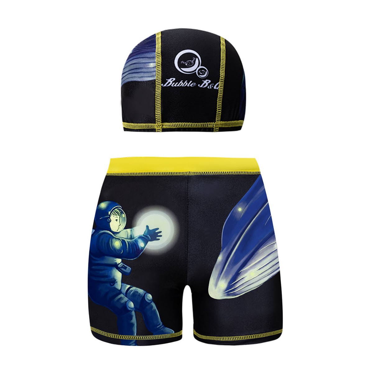 2pcs Boys Swim Shorts with Swi - Swim Trunk Quick Dry recension och pris