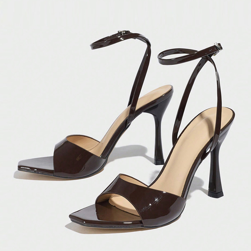 Liyke New Fashion Square Open  - Casual Sandal Leather recension och pris