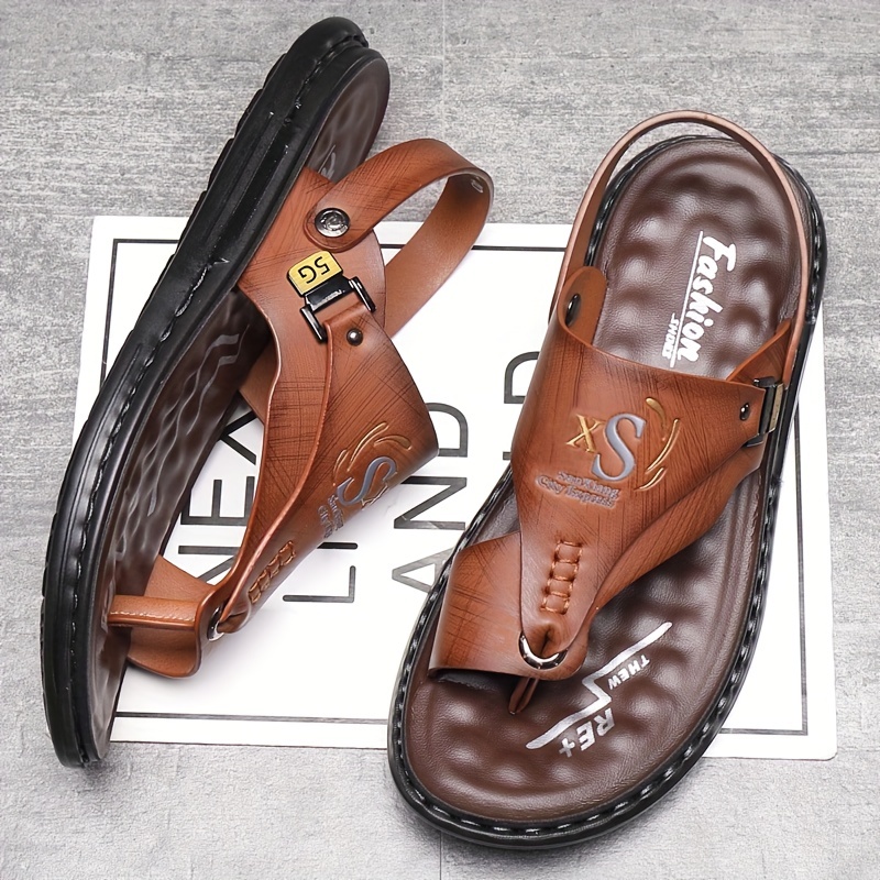 Men's Leather Flip Flops Sanda - Flip Flop Leather Men recension och pris