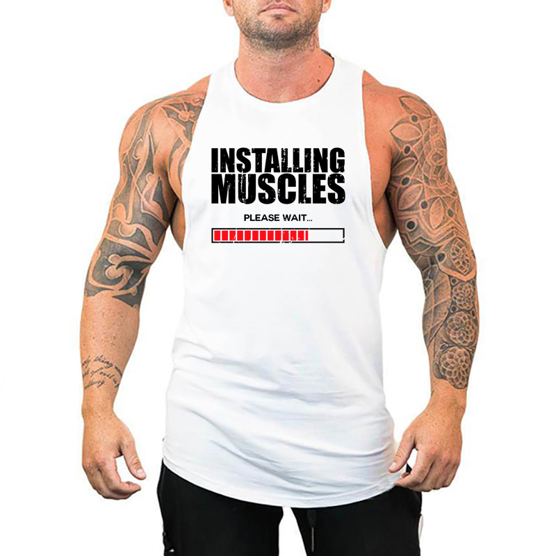 Installing Muscles Please Wait - Tank Top Muscle recension och pris