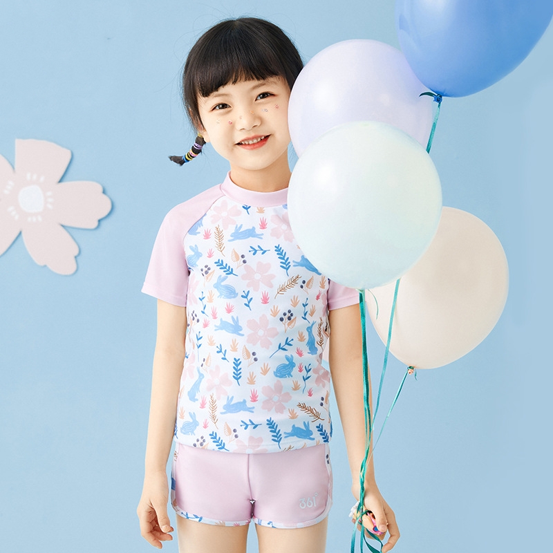 Girl Two Pieces WaterProof Spo - Swim Trunk Quick Dry recension och pris