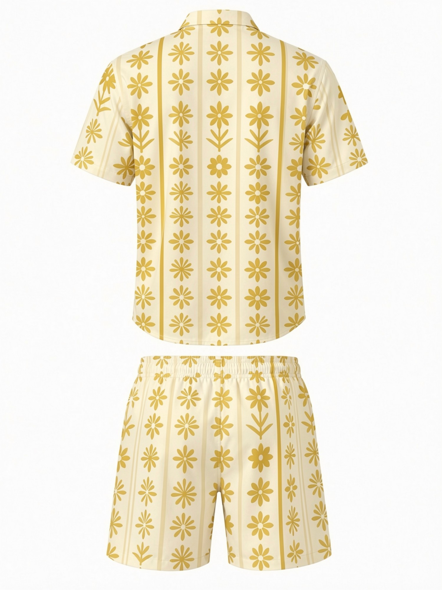 Mens Floral Short Sleeve Shirt - Resort Shirt Floral recension och pris